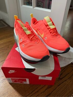 Nike Neon Orange and Yellow Athletic Sneakers
